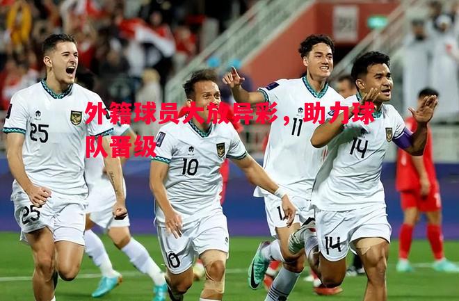 外籍球员大放异彩，助力球队晋级